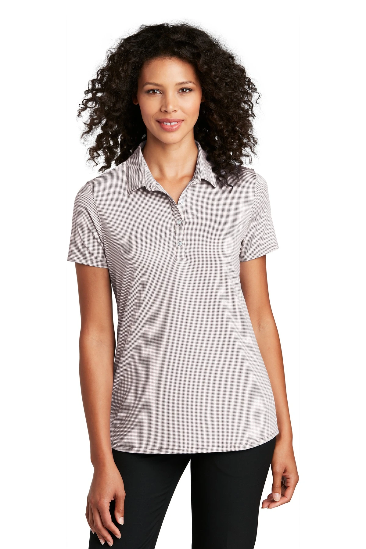 Ladies Gingham Polo 8 Ladies Gingham Polo - Image 6