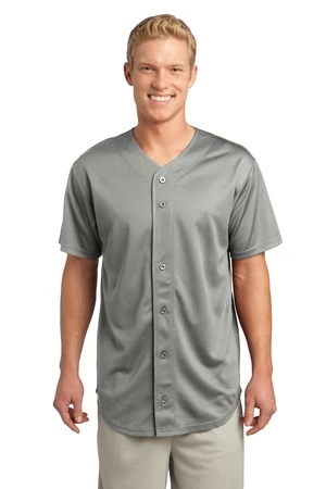 Unisex PosiCharge Tough Mesh Full-Button Jersey 9 Unisex PosiCharge Tough Mesh Full-Button Jersey - Image 7