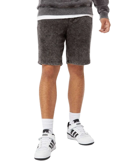 Mens Mineral Wash Fleece Short 3 Mens Mineral Wash Fleece Short