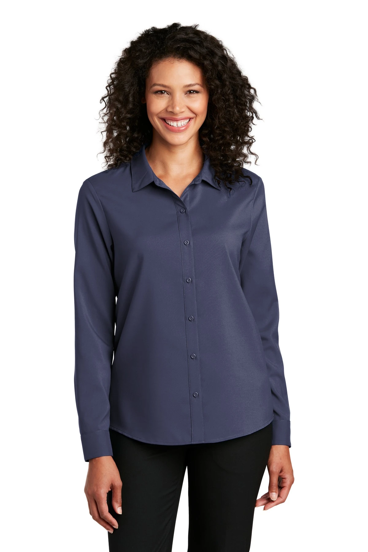 Ladies Long Sleeve Performance Staff Shirt 13 Ladies Long Sleeve Performance Staff Shirt - Image 11