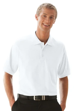 Unisex Soft-Blend Double-Tuck Pique Polo -Jiffyshirts Sales Store 7042cdd97e654f