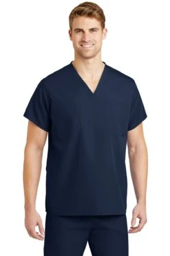 Unisex Reversible V-Neck Scrub Top -Jiffyshirts Sales Store 70507166acbb1b