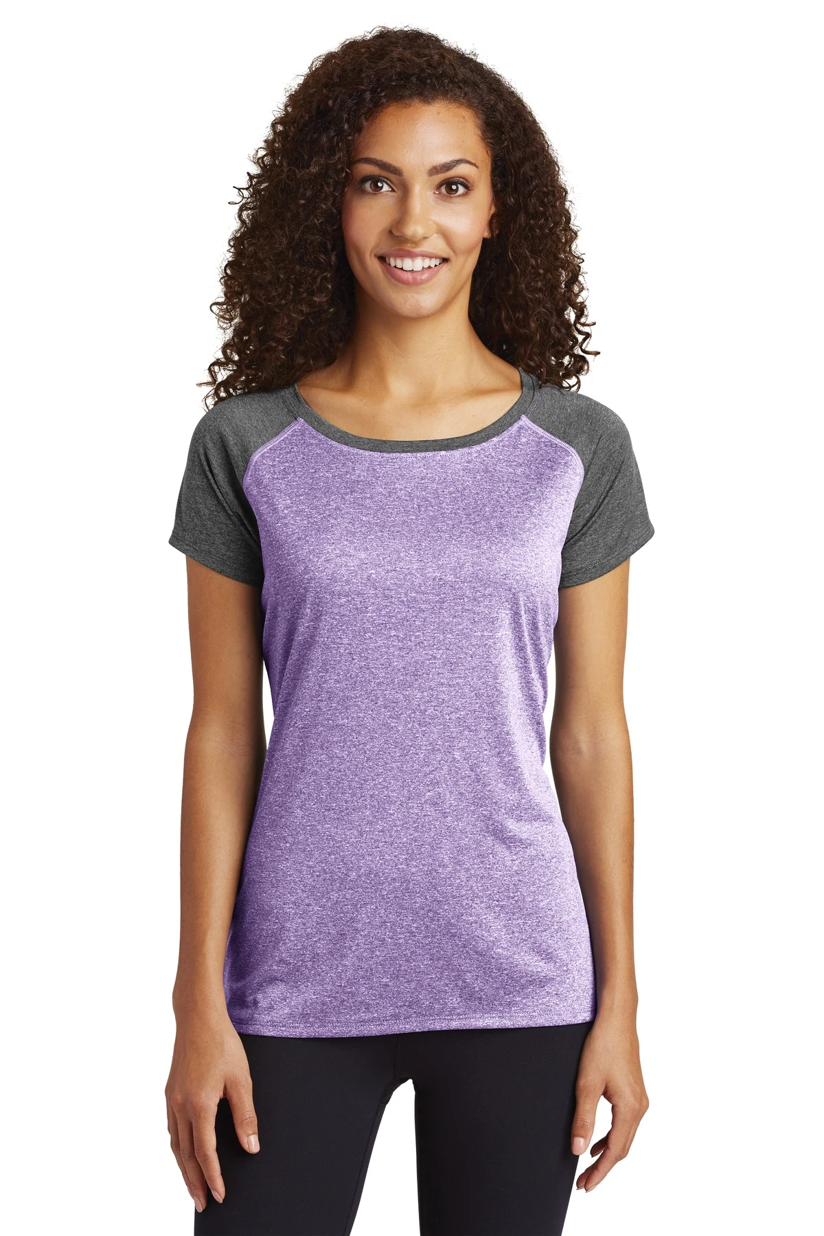 Ladies Heather-On-Heather Contender Scoop Neck Tee 11 Ladies Heather-On-Heather Contender Scoop Neck Tee - Image 9