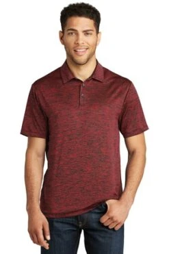 Men's PosiCharge Electric Heather Polo 18 Men's PosiCharge Electric Heather Polo -Jiffyshirts Sales Store 7160136ef9f237