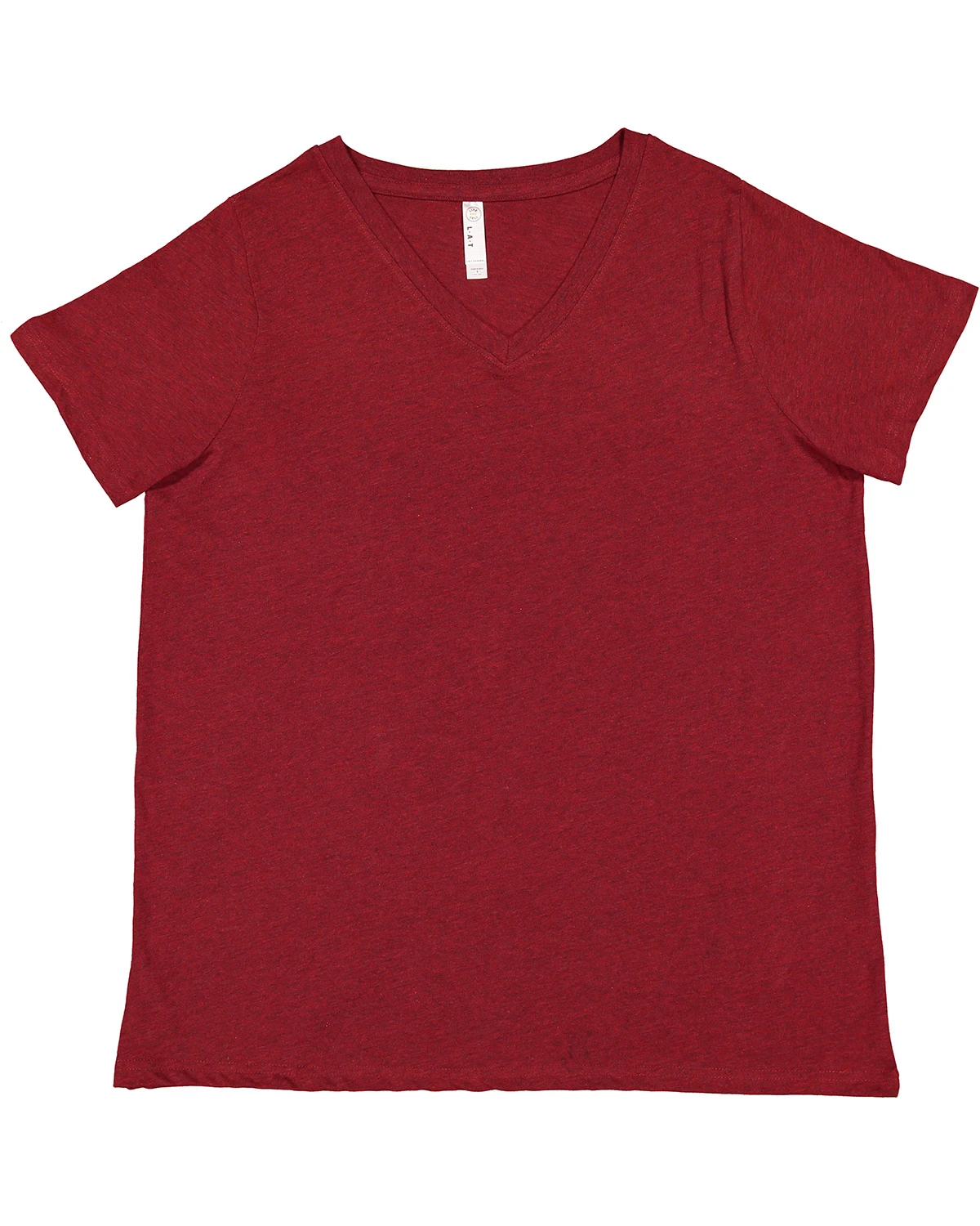 Ladies' Curvy V-Neck Fine Jersey T-Shirt 14 Ladies' Curvy V-Neck Fine Jersey T-Shirt - Image 12