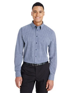 CrownLux Performance™ Men's Tonal Mini Check Shirt 11 CrownLux Performance™ Men's Tonal Mini Check Shirt -Jiffyshirts Sales Store 721ca4548bbeb1