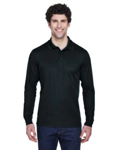 Men's Pinnacle Performance Long-Sleeve Piqué Polo 19 Men's Pinnacle Performance Long-Sleeve Piqué Polo -Jiffyshirts Sales Store 726e8a5a165348