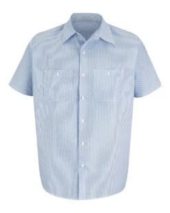 Unisex Industrial Stripe Work Shirt