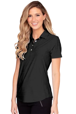 Greg Norman Women's Play Dry® Heather Solid Polo