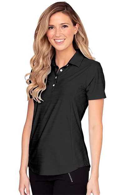 Greg Norman Women's Play Dry® Heather Solid Polo 3 Greg Norman Women's Play Dry® Heather Solid Polo