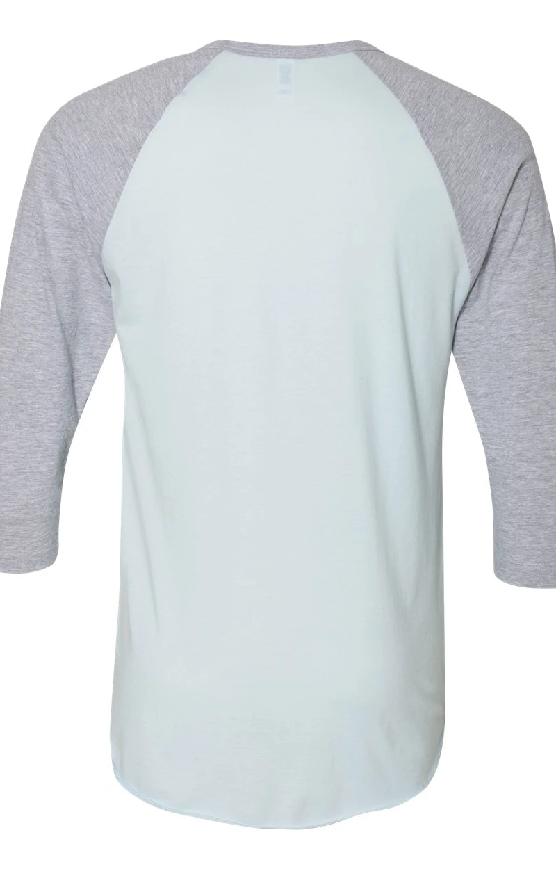 Unisex Poly-Cotton 3/4-Sleeve Raglan T-Shirt 12 Unisex Poly-Cotton 3/4-Sleeve Raglan T-Shirt - Image 10