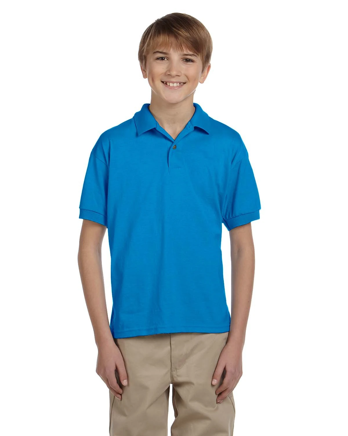Gildan Youth Unisex 6 Oz., 50/50 Jersey Polo 19 Gildan Youth Unisex 6 Oz., 50/50 Jersey Polo - Image 17