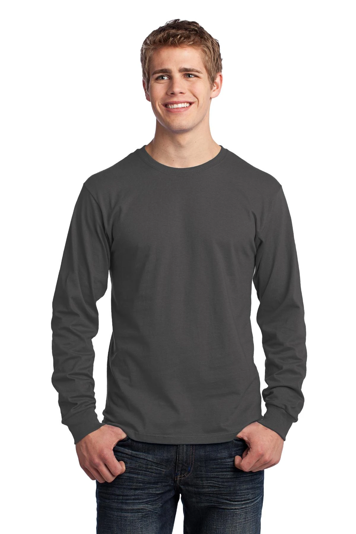 Unisex Long Sleeve Core Cotton Tee 10 Unisex Long Sleeve Core Cotton Tee - Image 8