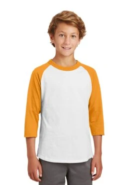 Youth Unisex Colorblock Raglan Jersey -Jiffyshirts Sales Store 7447209035ea15