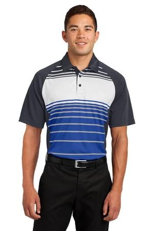 Men's Dry Zone Sublimated Stripe Polo 3 Men's Dry Zone Sublimated Stripe Polo