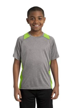Youth Unisex Heather Colorblock Contender Tee -Jiffyshirts Sales Store 748a5f71d7c4c5