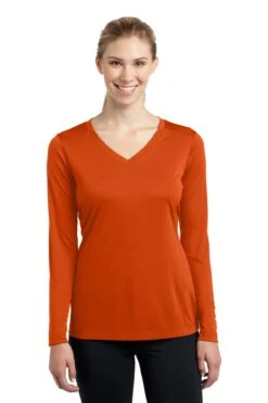 Ladies Long Sleeve PosiCharge Competitor V-Neck Tee 30 Ladies Long Sleeve PosiCharge Competitor V-Neck Tee -Jiffyshirts Sales Store 74d9a6276d020c