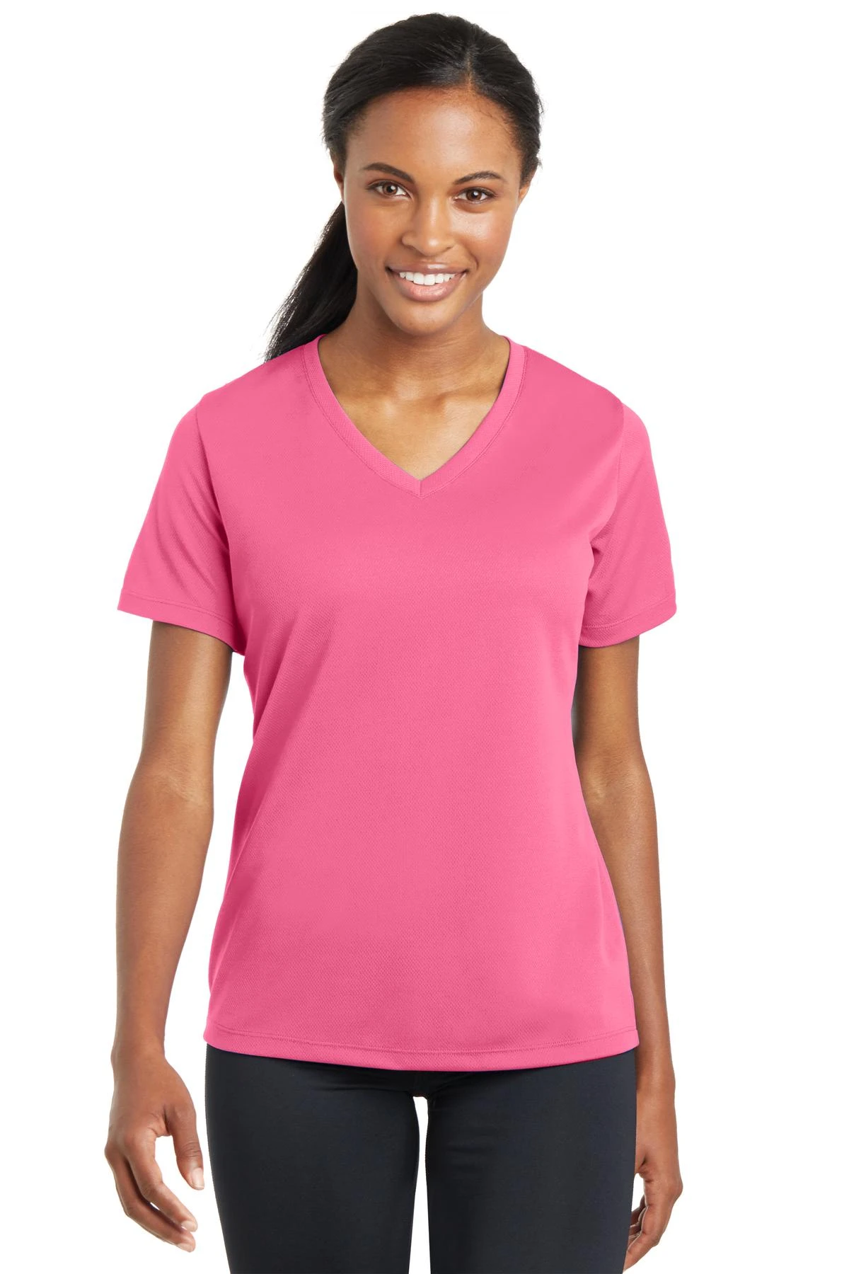 Ladies PosiCharge RacerMesh V-Neck Tee 14 Ladies PosiCharge RacerMesh V-Neck Tee - Image 12