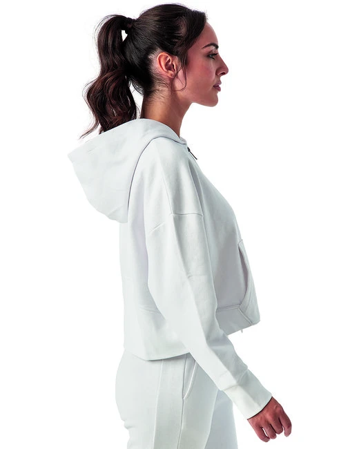 Ladies' Alice Half-Zip Hooded Sweatshirt 4 Ladies' Alice Half-Zip Hooded Sweatshirt - Image 2