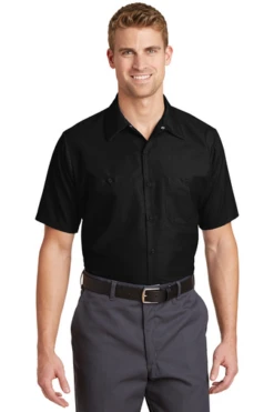 Industrial Short Sleeve Work Shirt 31 Industrial Short Sleeve Work Shirt -Jiffyshirts Sales Store 75786273a3a2e6