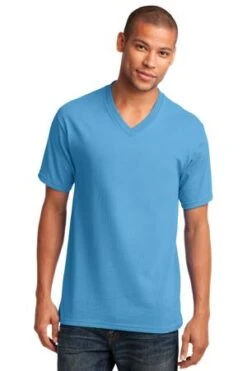 Adult Unisex Core Cotton V-Neck Tee -Jiffyshirts Sales Store 759431ccbe1bcf