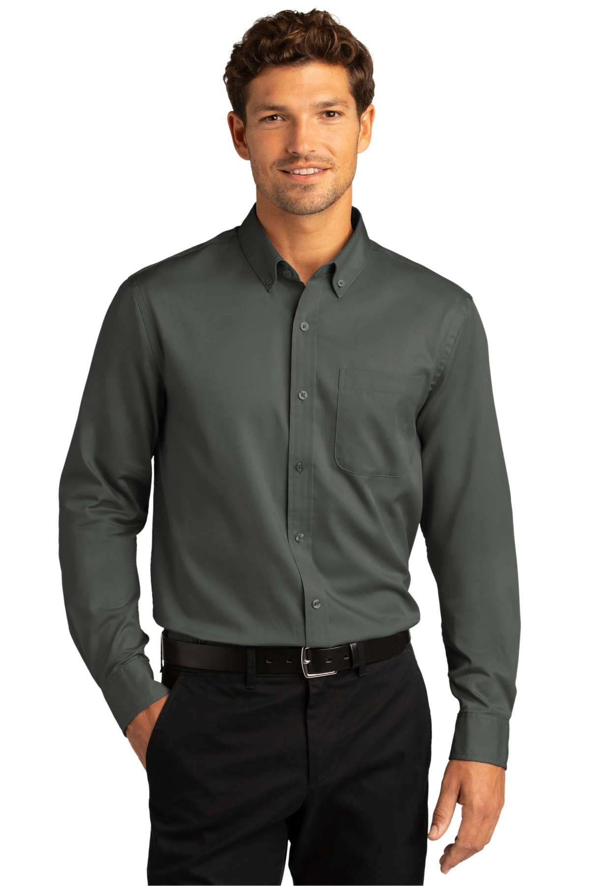 Long Sleeve SuperPro React™ Twill Shirt 8 Long Sleeve SuperPro React™ Twill Shirt - Image 6