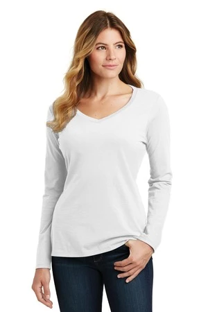 Ladies Long Sleeve Fan Favorite V-Neck Tee 8 Ladies Long Sleeve Fan Favorite V-Neck Tee - Image 6
