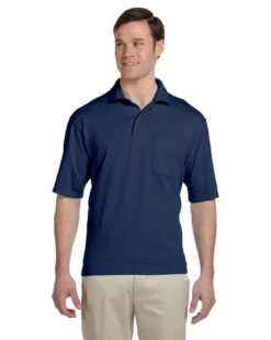 Jerzees Adult Unisex 5.6 Oz. SpotShield™ Pocket Jersey Polo -Jiffyshirts Sales Store 77a688d834bbfb