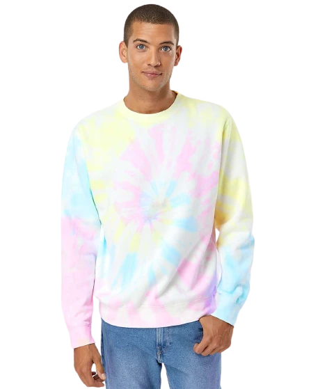 Unisex Midweight Tie-Dyed Sweatshirt 5 Unisex Midweight Tie-Dyed Sweatshirt - Image 3
