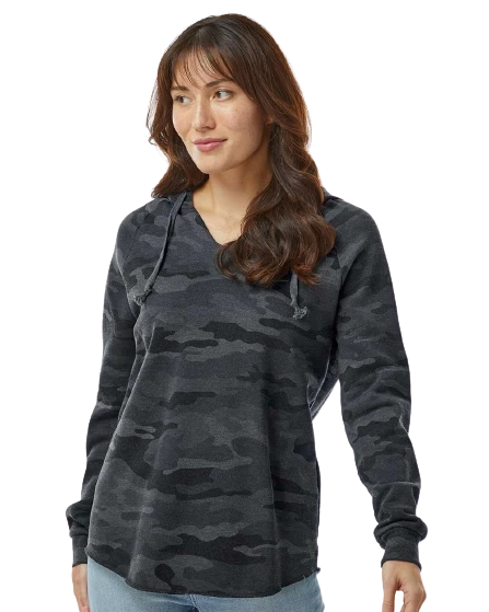 Women’s Lightweight California Wave Wash Hooded Sweatshirt 10 Women’s Lightweight California Wave Wash Hooded Sweatshirt - Image 8