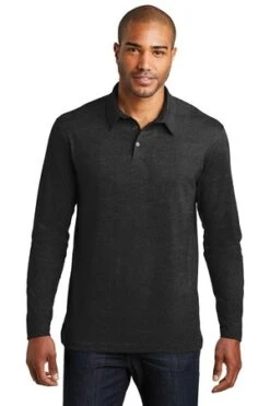 Long Sleeve Meridian Cotton Blend Polo 14 Long Sleeve Meridian Cotton Blend Polo -Jiffyshirts Sales Store 7815e288fa3294