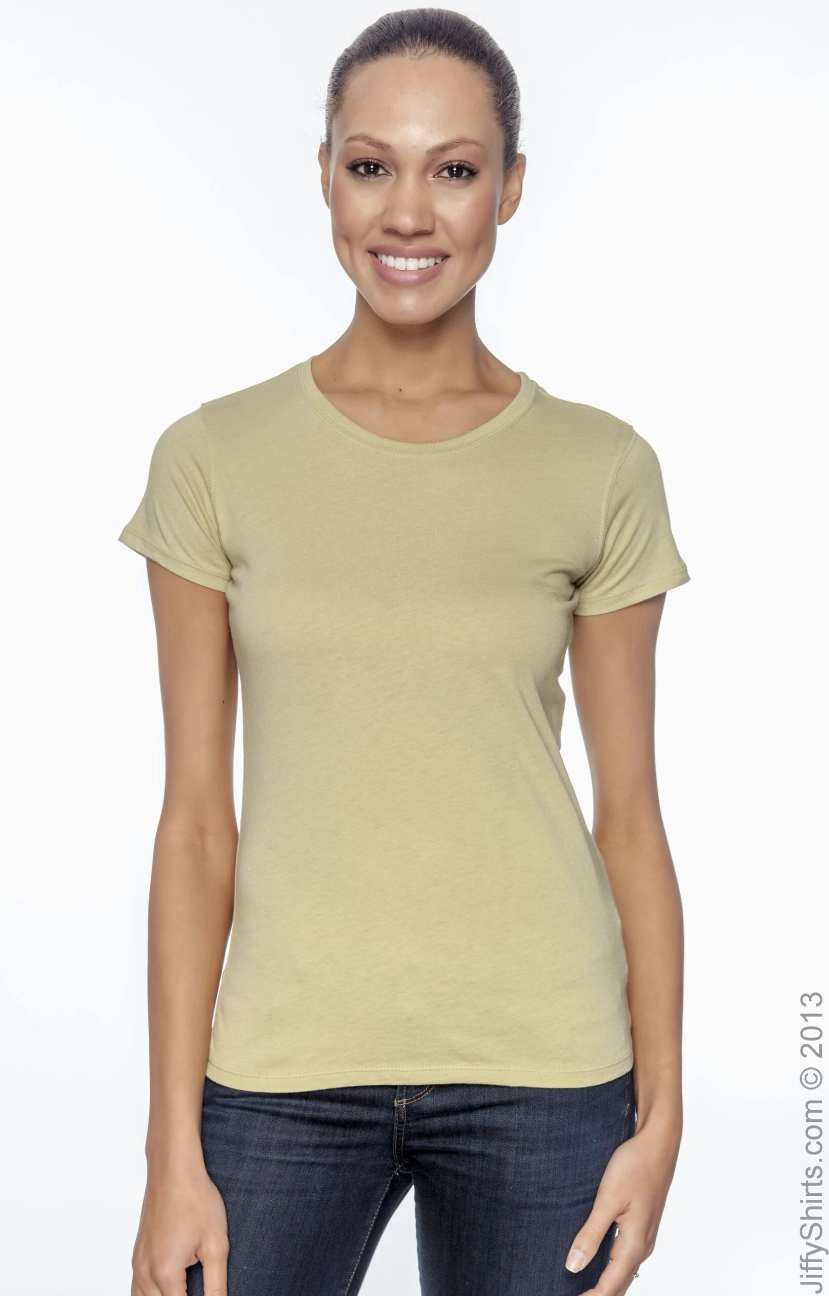 Ladies' 4.4 Oz., 100% Organic Cotton Classic Short-Sleeve T-Shirt 9 Ladies' 4.4 Oz., 100% Organic Cotton Classic Short-Sleeve T-Shirt - Image 7