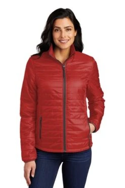 Ladies Packable Puffy Jacket -Jiffyshirts Sales Store 781ad5f3767d4c