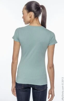 Ladies' 4.4 Oz., 100% Organic Cotton Short-Sleeve V-Neck T-Shirt 12 Ladies' 4.4 Oz., 100% Organic Cotton Short-Sleeve V-Neck T-Shirt -Jiffyshirts Sales Store 7847874A2286D8