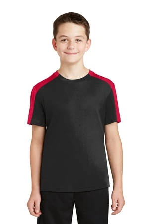 Youth Unisex PosiCharge Competitor Sleeve-Blocked Tee 7 Youth Unisex PosiCharge Competitor Sleeve-Blocked Tee - Image 5