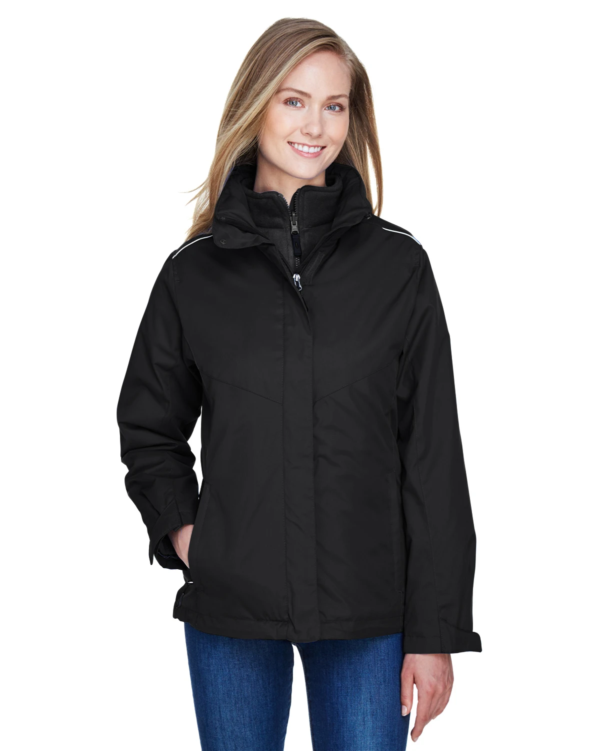 Ladies' Region 3-in-1 Jacket With Fleece Liner 3 Ladies' Region 3-in-1 Jacket With Fleece Liner