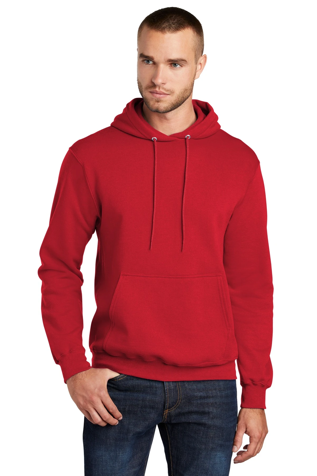 Unisex Tall Core Fleece Pullover Hooded Sweatshirt 12 Unisex Tall Core Fleece Pullover Hooded Sweatshirt - Image 10