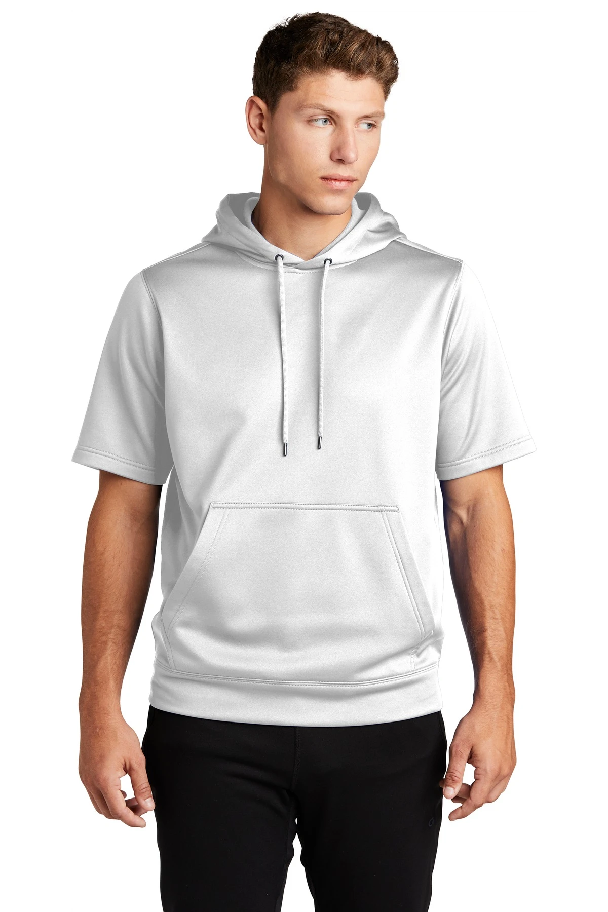 Sport-Wick Fleece Short Sleeve Hooded Pullover 8 Sport-Wick Fleece Short Sleeve Hooded Pullover - Image 6