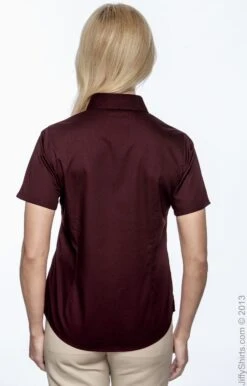 Ladies' Easy Blend™ Short-Sleeve Twill Shirt With Stain-Release 14 Ladies' Easy Blend™ Short-Sleeve Twill Shirt With Stain-Release -Jiffyshirts Sales Store 7C2ECCF1648927