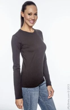 Ladies' 4.4 Oz., 100% Organic Cotton Classic Long-Sleeve T-Shirt 10 Ladies' 4.4 Oz., 100% Organic Cotton Classic Long-Sleeve T-Shirt -Jiffyshirts Sales Store 7CACD3FBD5B5B0