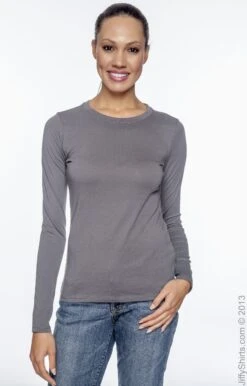 Ladies' 4.4 Oz., 100% Organic Cotton Classic Long-Sleeve T-Shirt 13 Ladies' 4.4 Oz., 100% Organic Cotton Classic Long-Sleeve T-Shirt -Jiffyshirts Sales Store 7CBE266E7ED706