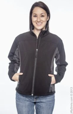 Ladies' Soft Shell Colorblock Jacket