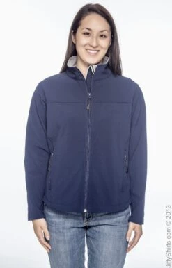 Ladies' Soft Shell Jacket -Jiffyshirts Sales Store 7EA0EEFE67B8E6