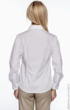 Ladies' 3.1 Oz. Essential Poplin -Jiffyshirts Sales Store 7F672C598DF113