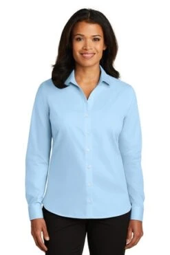 Ladies Non-Iron Twill Shirt -Jiffyshirts Sales Store 7a0b82fc20ccda