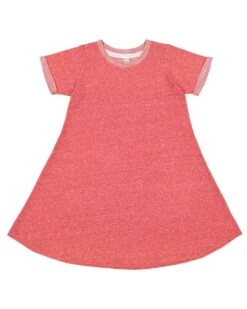 Youth Girls' Melange French Terry Dress 8 Youth Girls' Melange French Terry Dress -Jiffyshirts Sales Store 7a1c2ea7813691