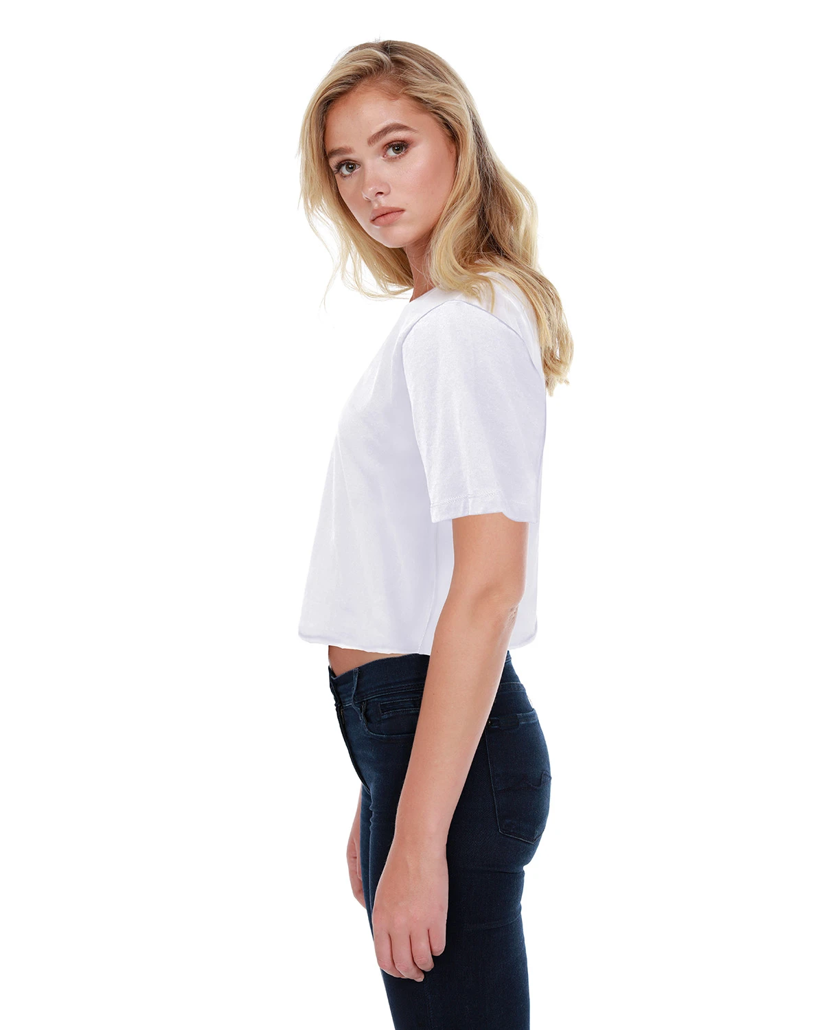 Ladies' Boyfriend Crop T-Shirt 4 Ladies' Boyfriend Crop T-Shirt - Image 2