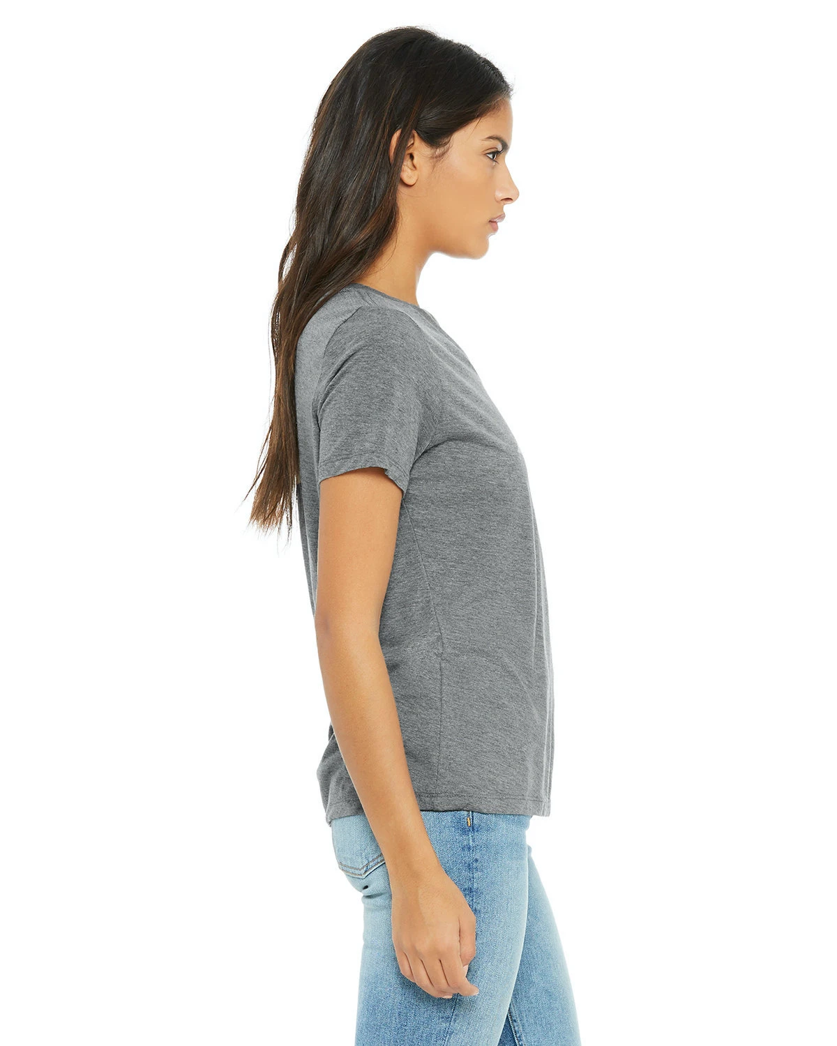 Ladies' Relaxed Jersey V-Neck T-Shirt 5 Ladies' Relaxed Jersey V-Neck T-Shirt - Image 3