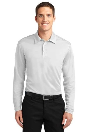 Silk Touch Performance Long Sleeve Polo 8 Silk Touch Performance Long Sleeve Polo - Image 6