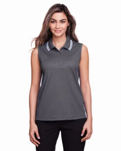 Ladies' CrownLux Performance™ Plaited Tipped Sleeveless Polo 16 Ladies' CrownLux Performance™ Plaited Tipped Sleeveless Polo -Jiffyshirts Sales Store 7b58bca5464f44